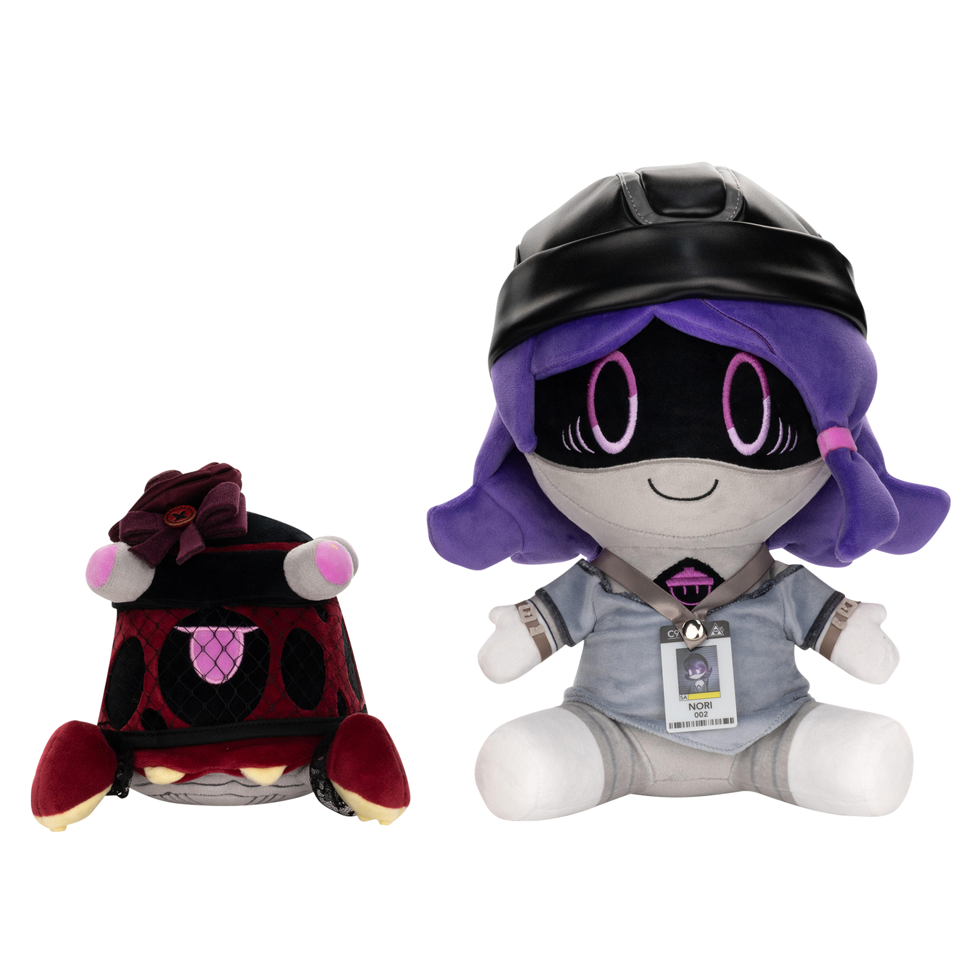 Nori and Heart Plushes